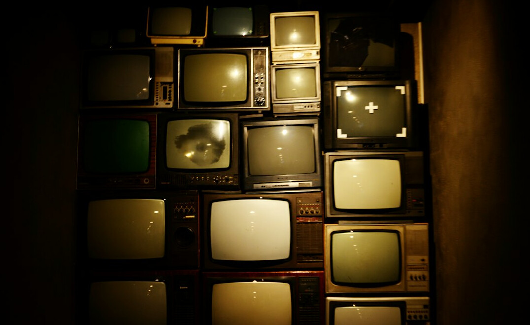 vintage television set